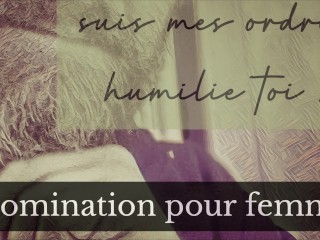 [Audio_FR] Domination et humiliation a distance pour_Karine - audio pour soumise