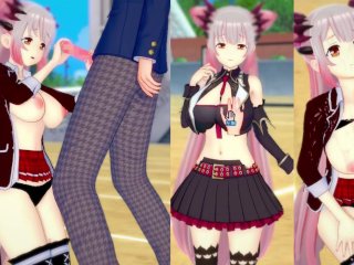 【エロゲーコイカツ！】Vtuber 周防パトラ3Dcg巨乳アニメ動画(バーチャルYoutuber)[Hentai Game Koikatsu! Suou Patra(Anime 3Dcg Video)