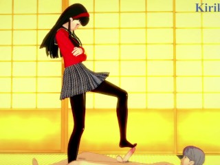 Yukiko Amagi and Yu Narukami have deep fucking in a Japanese-style room. - Persona 4 Hentai