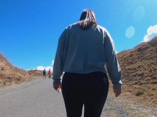 MILF Flashes Her Big Ass OutFor A Nature_Walk