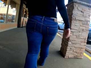 Whale Tail Booty Wife_Shopping Thong On Display