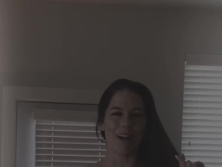SEXY MILF OFFERS TO PAY HER DEBTS WIITH FACE FUCKING_DEEPTHROATING SLOPPY_BJ