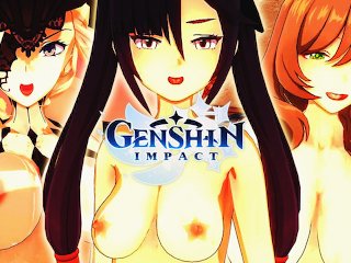 Genshin Impact Hentai Fuck Compilation (Mona, Lisa, La Signora, Katheryne)