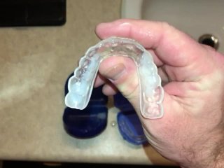 Inserting My Own Cum Filled Night Guard Into My Mouth Before Bedtime So I Can Taste Sperm All Night