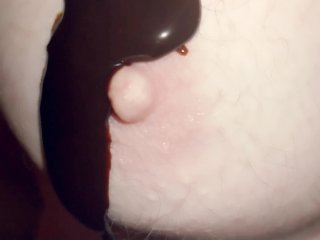 Hd Slow Motion Queer Goth Ftm In Monster Drag Spank And Masturbate Chocolate Syrup Food Fetish Ch