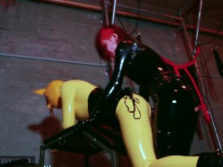 Rubber Piggy Pegging And Piss Play - Miss Vera 