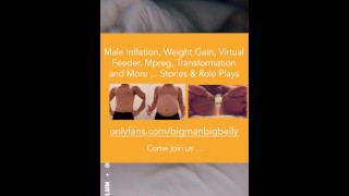 Male Moaning Onlyfans Bigmanbigbelly 45-Minute Loop Of Fucking Rapid Male Pregnancy And Anal Birth