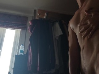 Sexy male stripteases, hip thrusts and shakes with_pleasure