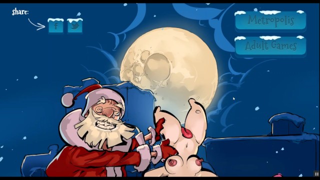 Christmas Shemale Cartoon - Christmas Eve in Metropolis [xmas Hentai PornPlay] Santa got Stuck while  Delivering Dildo Toys - Pornhub.com