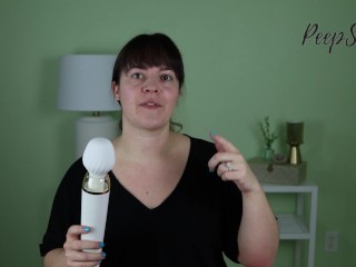 Toy Review - Satisfyer Double Wand-er Wand Vibrator - With 2 Attachment_Heads & AppControl!