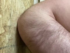 Getting a bearded Blow Job at the gloryhole