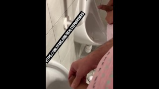 Horny Toilet Snooping Man