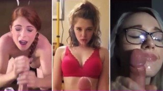No Creepy Guy In The Corner Jerking It In The Try Not TO Cum Challenge