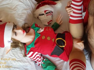 Merry Xmas Santa Claus Beautiful Premium Lovedoll Cute_No.1 Elf Costume Ahegao Aheago Creampie Home