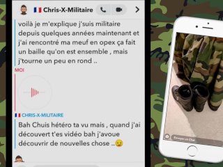 Un Militaire Français Hétéro M'Écrit Pour Devenir Soumis!