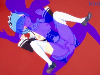 Rem and Ihave deep fucking in the bedroom. - Re:Zero_Hentai