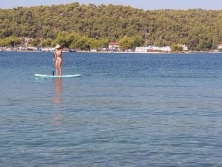 Totally NAKED Adventure on SUP ,but I am not alone...somebody_retrieved my "naughty_behavior"