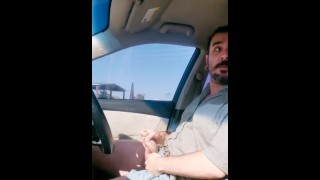 Nude Masturbation By A Driver
