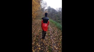 Latex Girl On A Latex Trip Before Winter