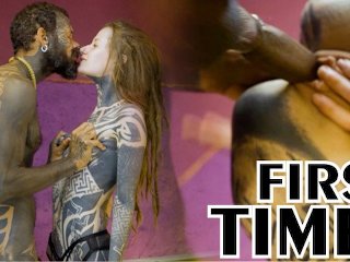 Tattooed Couple Interracial Rough Sex With Sloppy Deepthroat And Pussy Creampie - Passionate Fuck