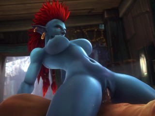 Warcraft Troll Zazibig boobs pov cowgirl - (noname55)