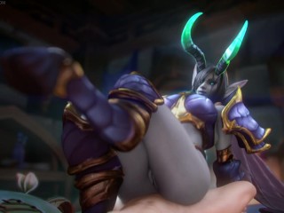 Demon Dreadlord Jaina Proudmore big ass anal sex – Warcraft (Fpsblyck)