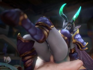 Demon Dreadlord Jaina_Proudmore big_ass anal sex - Warcraft (Fpsblyck)