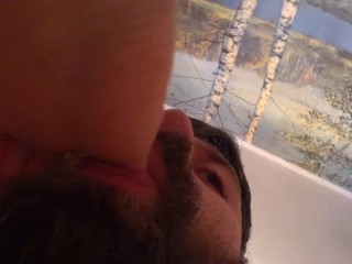 washing her feet daily with_my tongue. 12/15/2021_(close-up)