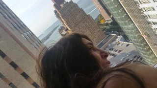 POV Fucking in Front of a Window in New York City so the Whole City Can See