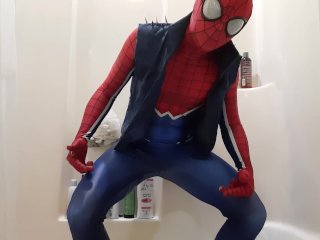Spiderman Piss Cosplay Spiderpunk Pee