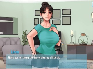 House Chores pt. 1. - Spying on maid taking a shower babysitter caught memasturbating