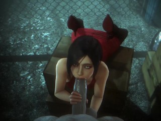 Resident Evil Ada Wong blowjob - (noname55)