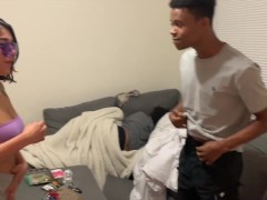 Julz gotti throws lil d the goat throat in front of his gf