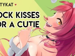 Gentle Femdom || Cock Kisses For a Cutie [Big step-sis + Virgin listener] [Lipstick kisses]
