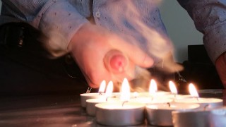 Jerking Off Extinguish Candles With Cumshot In The Gp_Nsfw Candle Challenge