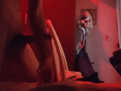 humping my bed in red light