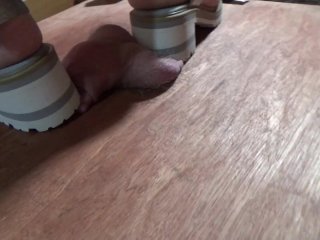 231Lb Bbw Timberlands Cock Crush With Boot Treads 1