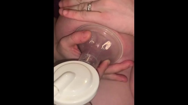 Big Pregnant Breasts Lactating - Pregnant Breeding Milking her Big Massive Lactating Tits with her Breast  Pump - Pornhub.com