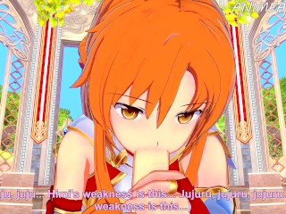 Sword Art Online Hentai:Asuna Sucks Dick