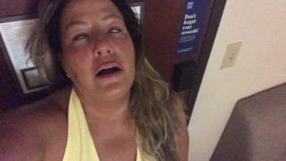 Cheating white wife DejaBlueX records herself moaning while I eat her pussy and massage her big tits