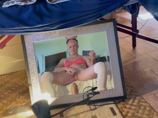 Mirror Pink Shemale Anal
