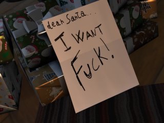 Dear Santa I Want Fuck!