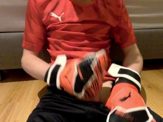 Blond Boy Jerk Off In Soccer Gear And Come On The Soccer Gear From His Boyfriend