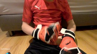 Soccer Blonde Boy Jerk Off In Soccer Gear And Come On His Boyfriend's Soccer Gear