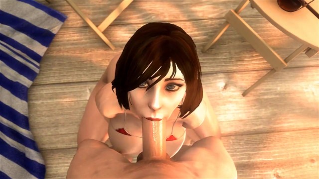 Bioshock 3d Hentai Blowjob - Elizabeth BioShock Big Boobs POV Blowjob - (noname55) - Pornhub.com