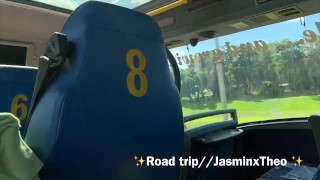 Goon JASMINXTHEO Was Caught Doing A Public Blowjob In A Crowded Bus And Doesn't Care