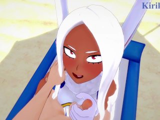 Rumi Usagiyama(Mirko) And I Have Deep Fucking On The Beach. - My Hero Academia Pov Hentai