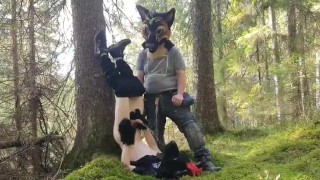 Pee Murrsuiter Consumes His Own Piss In The Woods And His Friend Also Consumes One