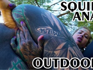 Naughty Tattoo Model Public Masturbation, Alternative Teen Anal Squirt Outdoors, Anal Gape, Prolapse