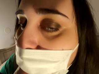 Hot Dark Haired_Nurse Gives aGreat Blowjob
